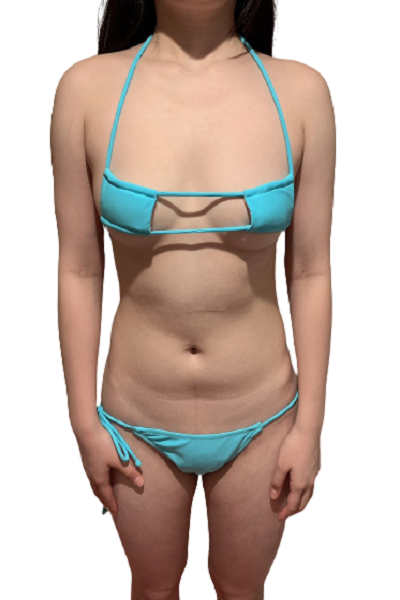 【042】眼帯ビキニ・青