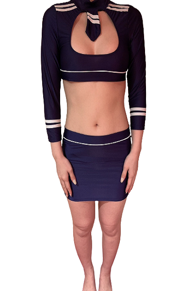 【045】ミニスカスチュワーデス